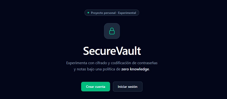 Vista previa de SecureVault
